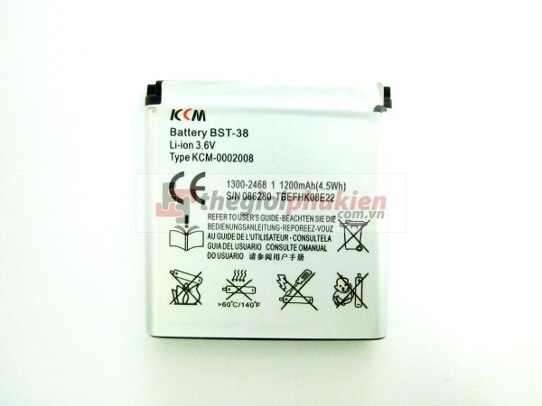 Pin Sony Ericsion KCM BST-38